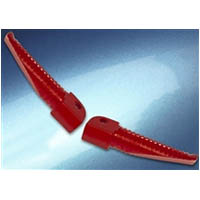 Footpegs Color Red Side Front Style OEM | ID A2866R