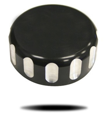 Reservoir cap Color Black Engraving No Material Billet Side Rear Type 1 cap | ID A3033AB