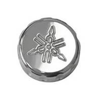 Reservoir cap Color Silver Engraving Yamaha Material Billet Side Rear Type 1 cap | ID A3033S