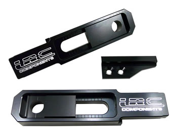 Swingarm extension Color Black Engraving LRC Size 4 6 inch Kawasaki ZX 636 6R 2005 2006 | ID A3112ABLRC