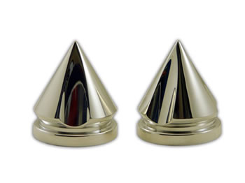Fork caps Color Silver Style Spiked | ID A3707