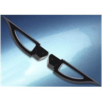 Footpegs Color Black Side Rear Style Blade | ID A4262B