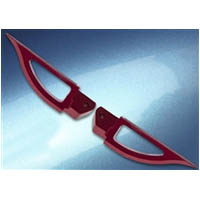 Footpegs Color Red Side Rear Style Blade | ID A4262R