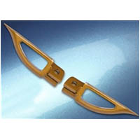 Footpegs Color Gold Side Front Style Blade | ID A4263G