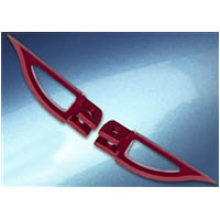 Footpegs Color Red Side Front Style Blade | ID A4263R