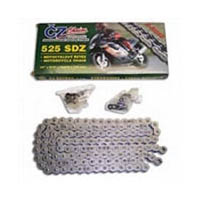 Chain CZ Silver No of links 150 Pitch 525 Sport bike Universal Fitting | ID CZ525150