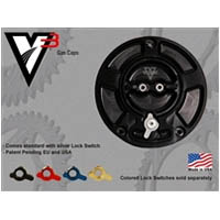 Vortex Gas Cap Black Color Black Engraving Vortex Style V3 Type Regular | ID GC420K