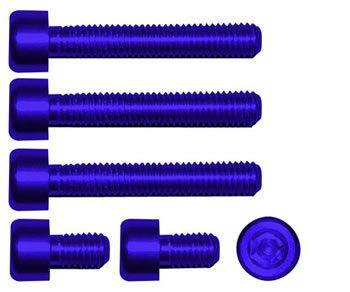 Gas cap screw kit Color Blue | ID GTBK101BU