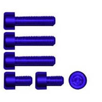Gas cap screw kit Color Blue | ID GTBK201BU