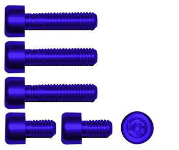 Gas cap screw kit Color Blue | ID GTBK201BU