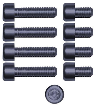 Gas cap screw kit Color Gunmetal | ID GTBK301GM