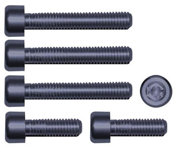 Gas cap screw kit Color Gunmetal | ID GTBK401GM