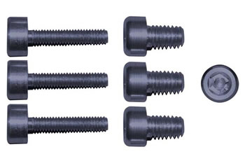 Gas cap screw kit Color Gunmetal | ID GTBK601GM