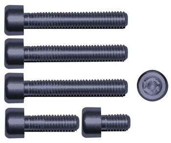Gas cap screw kit Color Gunmetal | ID GTBK801GM