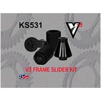 Frame Slider Suzuki GSX R600 2001 2003 Suzuki GSX R750 2000 2003 Suzuki GSX R1000 2001 2002 Color Black | ID KS531