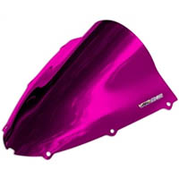 Windscreen Color Red Style Chrome Kawasaki ZX 6R 2007 2008 | ID KW | 4011CRE