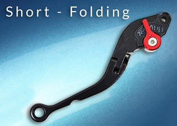 Lever Adjustable Handle Color Black Engraving No Side Brake Style Short folding | ID LBF | BLK