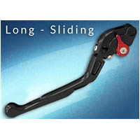 Lever Adjustable Handle Color Black Engraving No Side Brake Style Sliding folding | ID LBFS | BLK