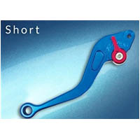 Lever Adjustable Handle Color Blue Engraving No Side Brake Style Short | ID LBS | BLU