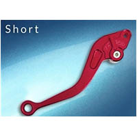 Lever Adjustable Handle Color Red Engraving No Side Brake Style Short | ID LBS | RED