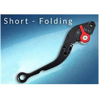Lever Adjustable Handle Color Black Engraving No Side Clutch Style Short folding | ID LCF | BLK