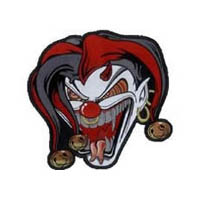 Jester face lg 10x10in patch | ID LT30042
