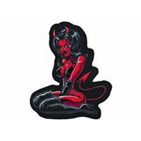 Death girl 12x9in patch | ID LT30054