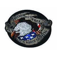 Freedom eagle large patch 9 25x12in | ID LT30094