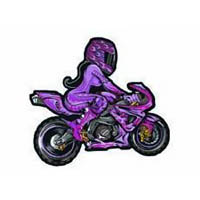 Ladies sportbike 11x11 5in patch | ID LT30098