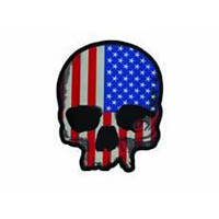 Usa flag skull lg 11in x 11in | ID LT30180