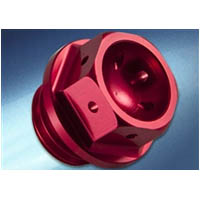 Oil cap Color Red Engraving No | ID OC | 02A | RD