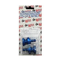 Swingarm spools Color Blue Style Flat Kawasaki | ID SAS301BU