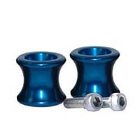 Swingarm spools Color Blue Style Flat Aprilia Ducati Honda Suzuki | ID SP526B