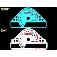 Illumiglo gauges Style Standard Honda CBR1000RR 2006 2007 | ID SRP0828