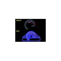 Illumiglo gauges Style Reverse Blue Honda CBR1000RR 2006 2007 | ID SRP1063