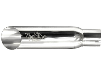 Voodoo Exhaust Color Polished Type Shorty Universal Custom Universal | ID VECP