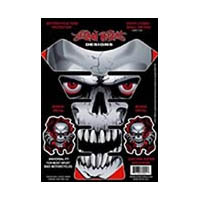 Tank pad Style Skull RIP Red Universal | ID YSLT70001