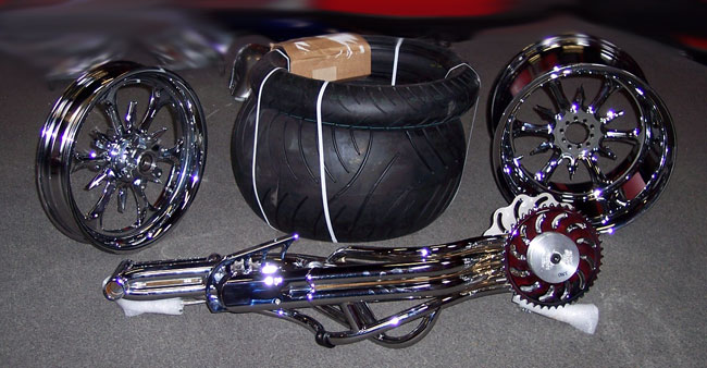 custom hayabusa parts chrome accessories