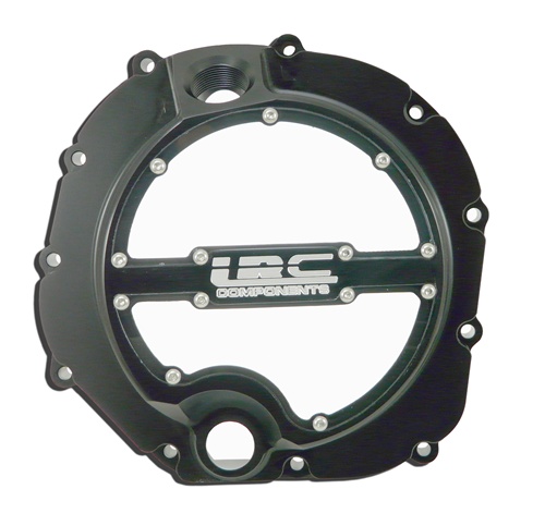 ZX14 CLEAR BLACK ENGRAVED CLUTCH COVER | ID 671