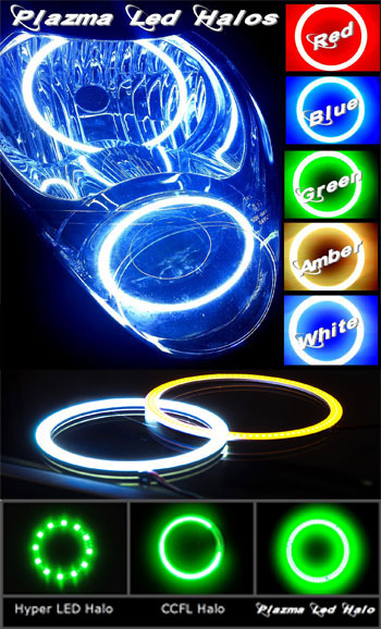 YAMAHA YZF R1 09 13 DUAL Plasma LED Halo Kits | ID 2513