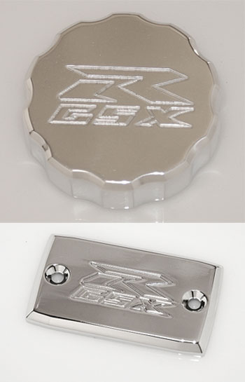 GSX ENGRAVED Reservoirs Caps Clutch and Brake | ID 2442