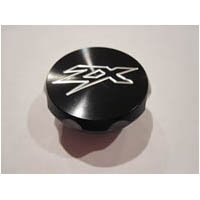Billet Oil Fill Cap ZX Engraved Black Anodized | ID 871
